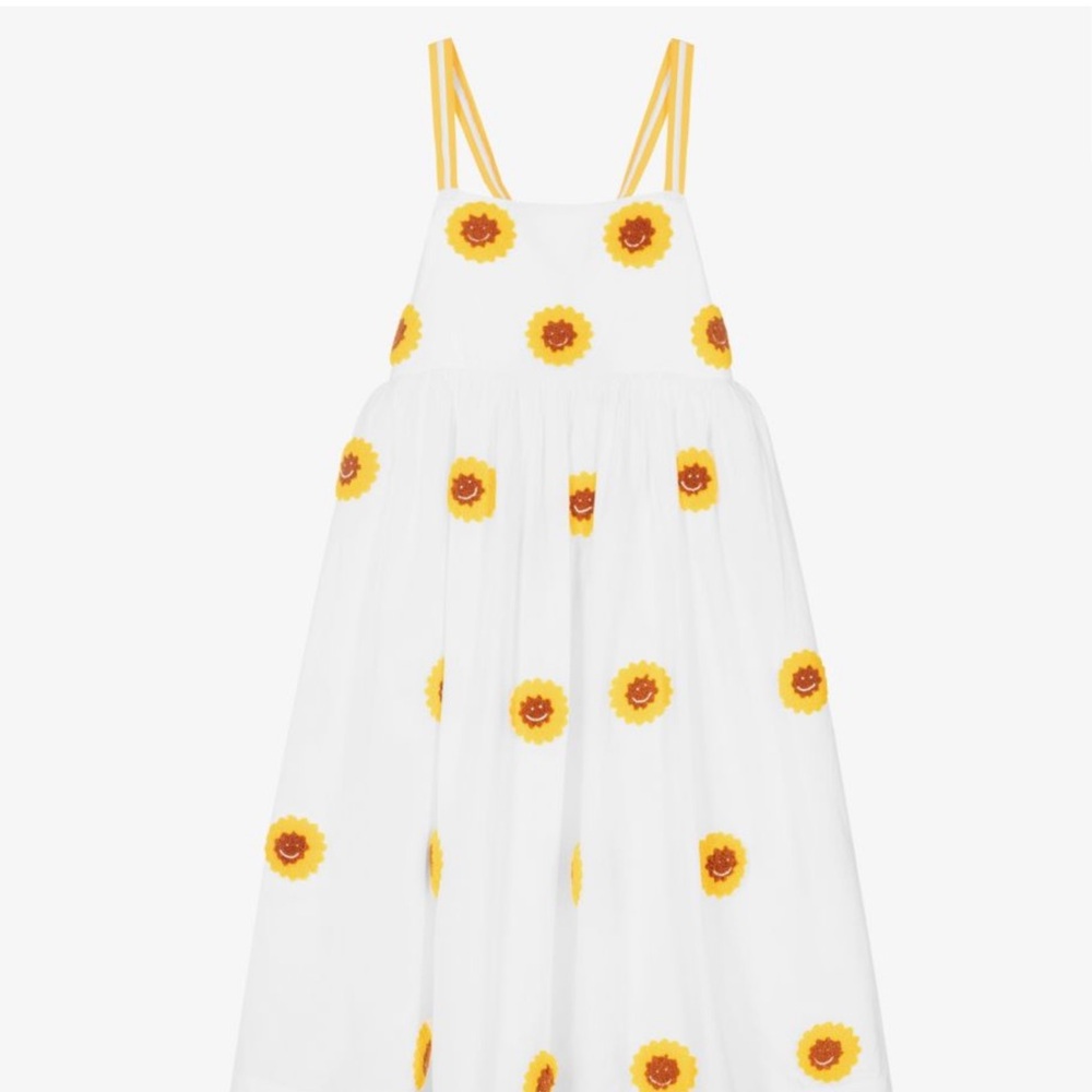 STELLA MCCARTNEY KIDS
TEEN GIRLS WHITE COTTON DRESS
